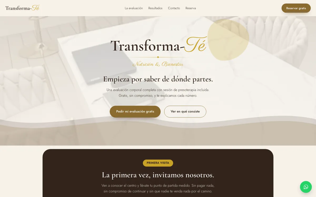 Transforma-Té — centro de bienestar